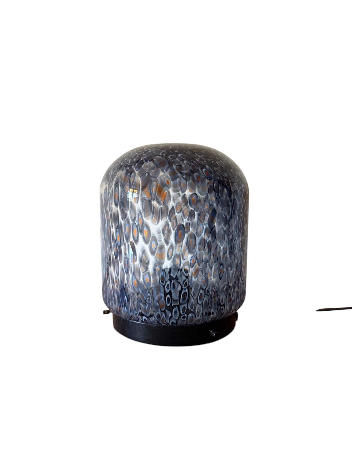 Gae Aulenti, 'Neverrino' Murrine Blown Glass Table Lamp , Vetreria Vistosi Italy 1970s