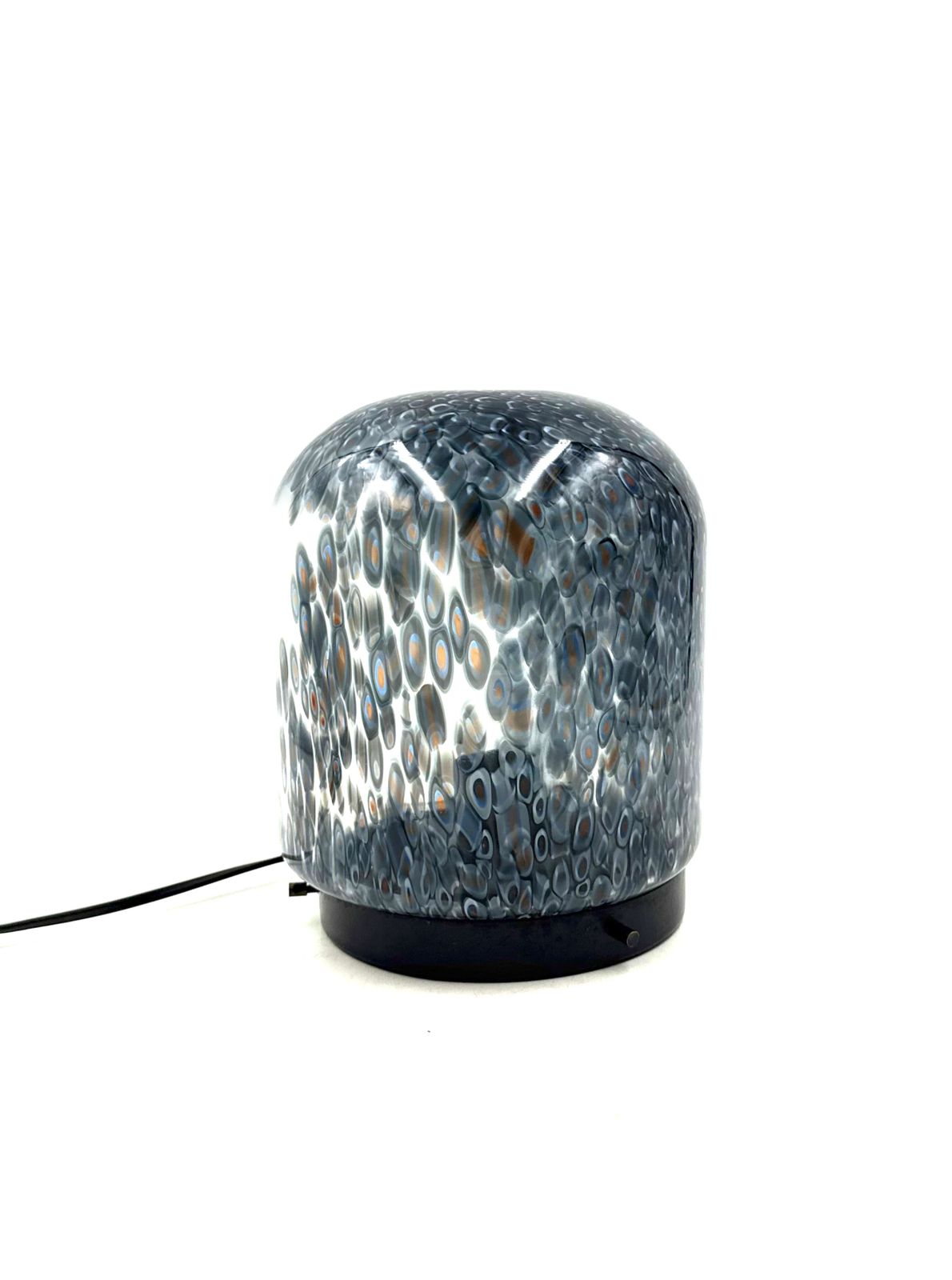 photo furniture Gae Aulenti, 'Neverrino' Murrine Blown Glass Table Lamp , Vetreria Vistosi Italy 1970s