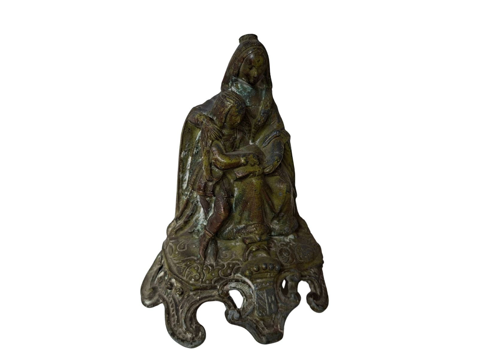 Splendida Lampada Da Tavolo In Bronzo – Stile Antico (XIX Secolo) – Pezzo Unico photo for sale