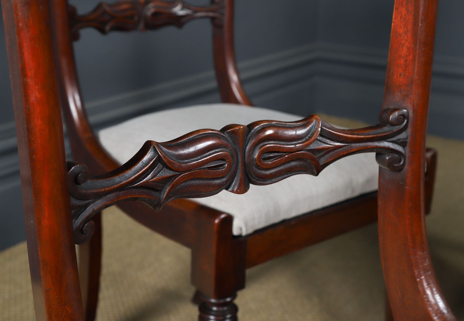 photo furniture English Georgian Set Of Six Mahogany Dining Chairs (Circa 1825)