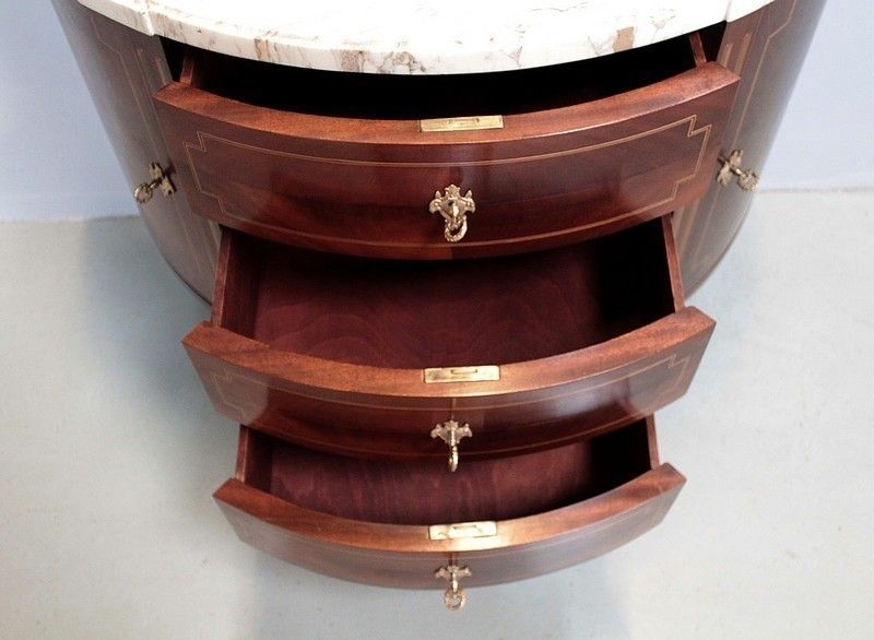 Louis XV Chest Of Drawers In Mahogany 20th photo Furniture