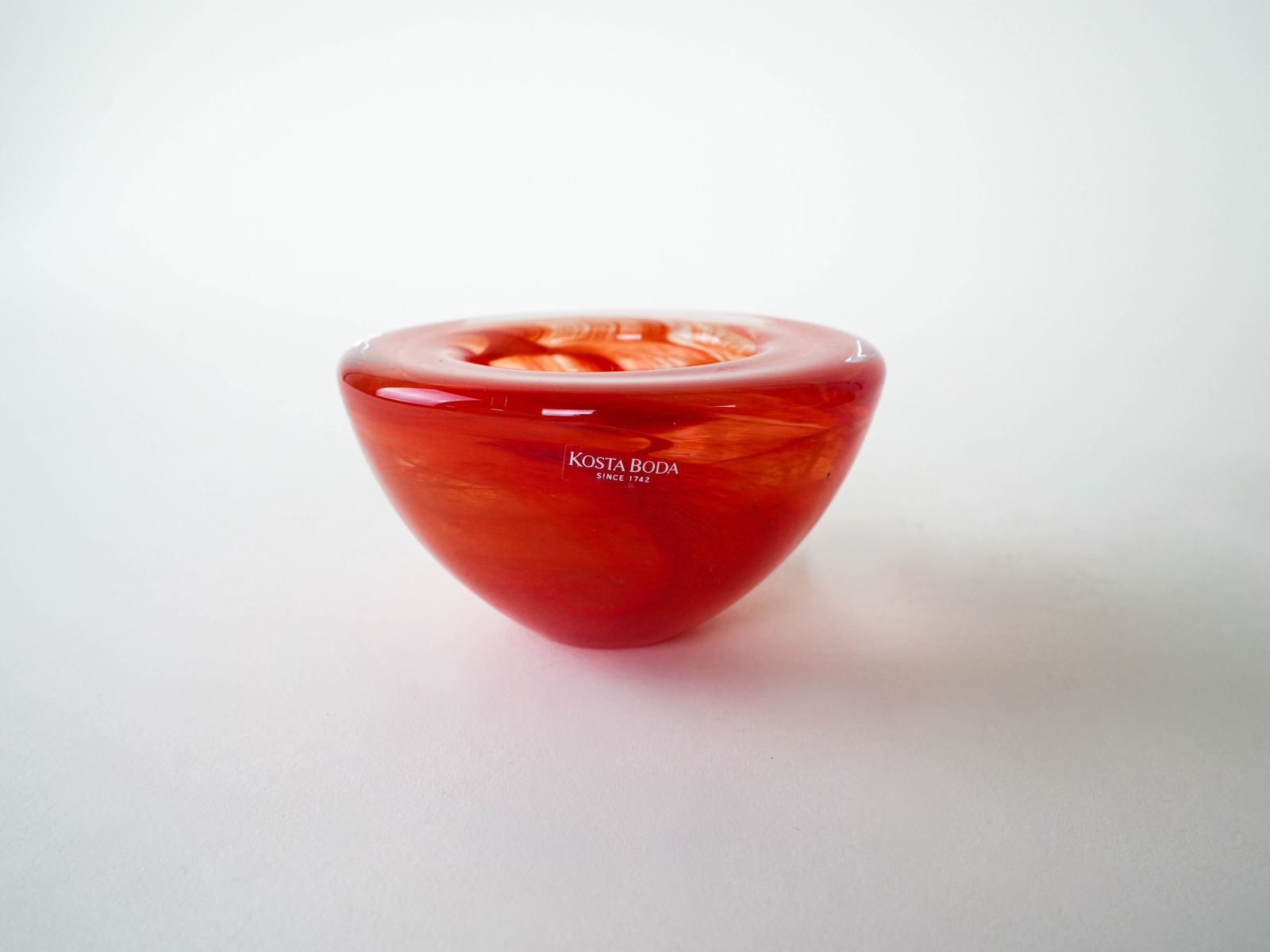Set Of Glass Candleholders, Swedish Design, 1970s, Manufactured By Kosta Boda photo vinterior