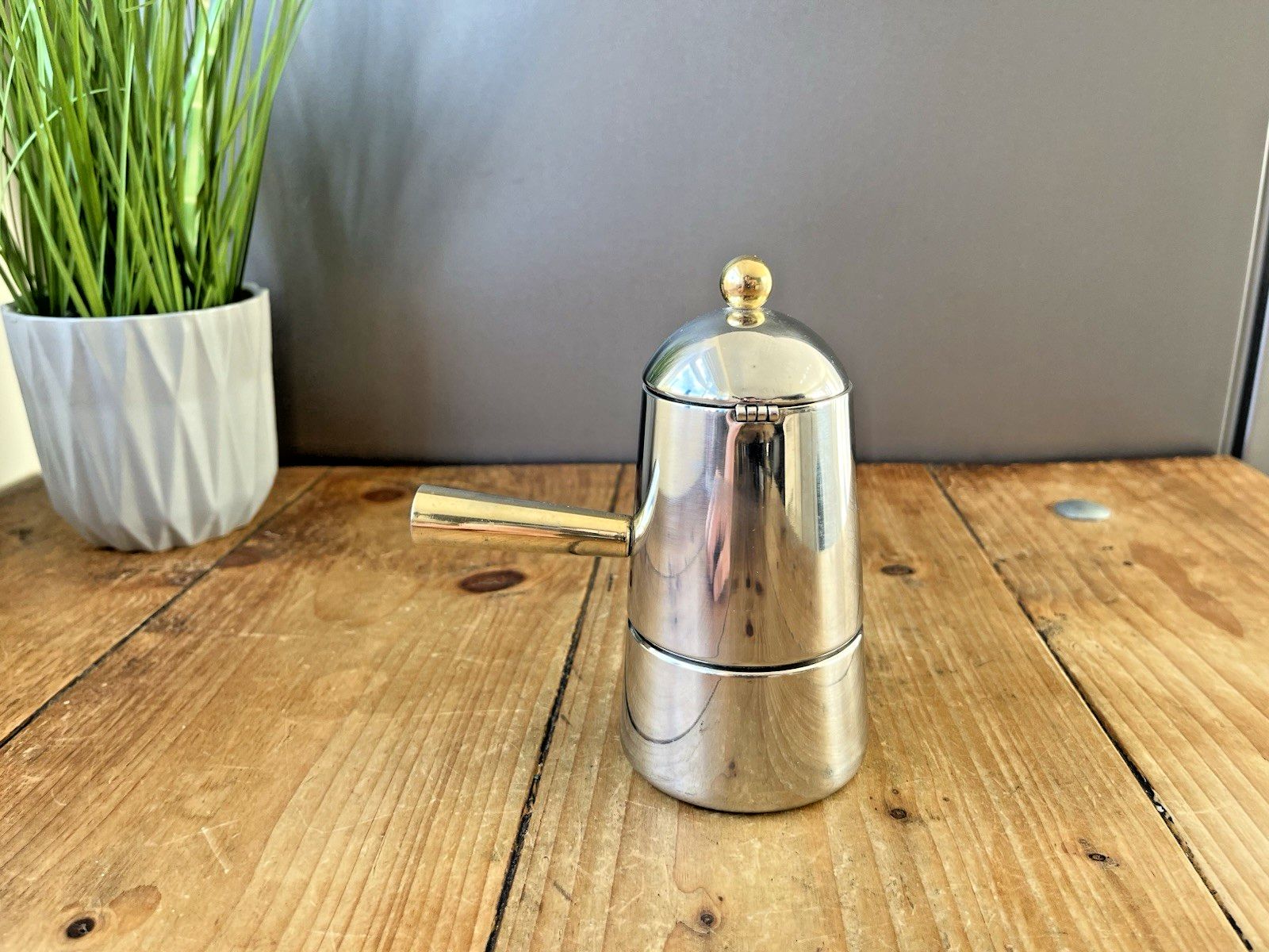 70's Balzano Carmencita Lavazza Italian Espresso Moka Filtered Coffee Maker Pot photo furniture