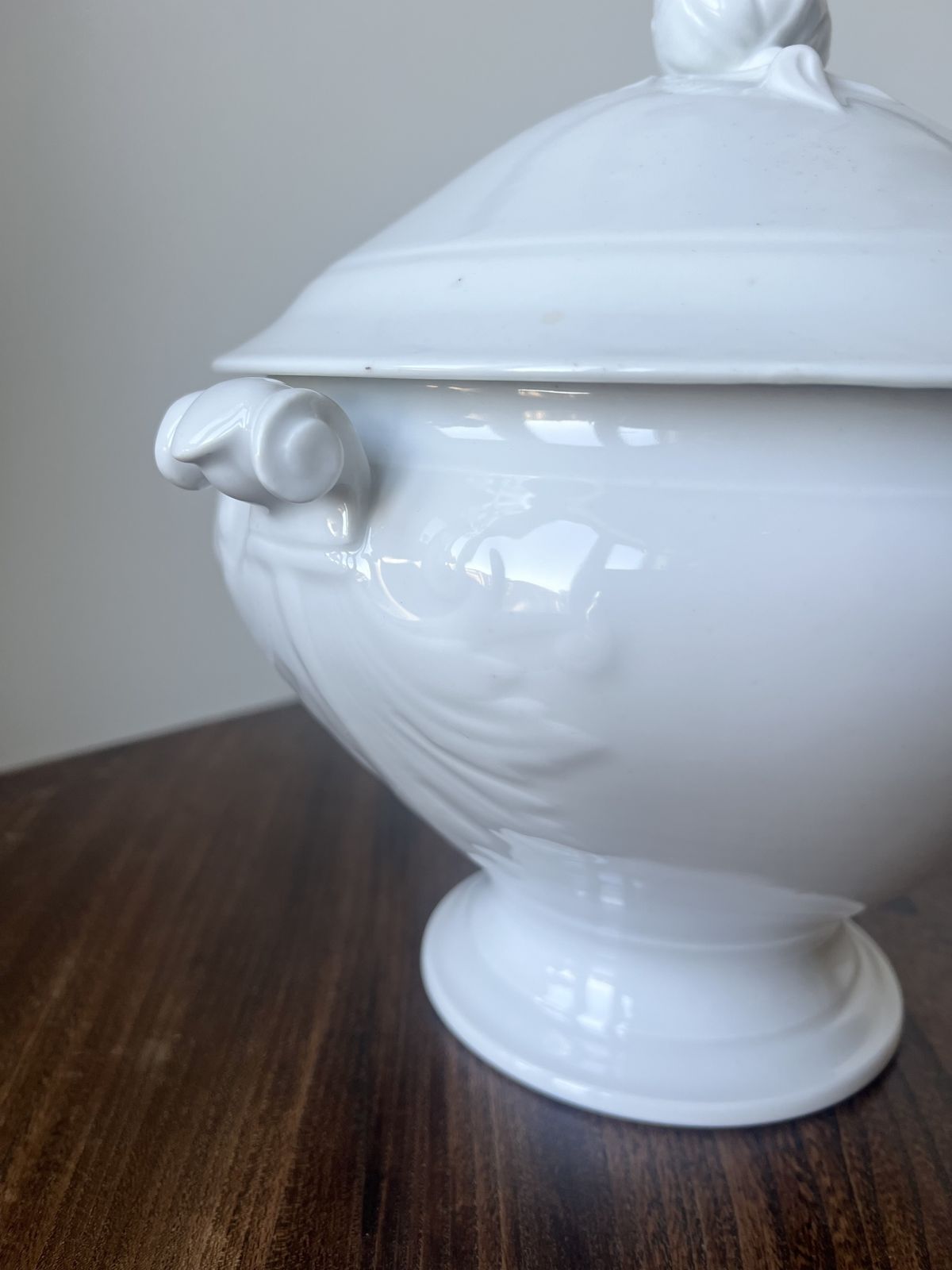 photo buy Large Vintage French Ironstone Soup Tureen / Soupière, Early 20th Century