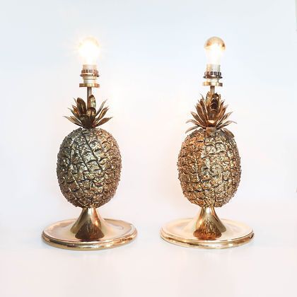 Lampes de table ananas Hans Turnwald pour FreddoTherm photo vinterior