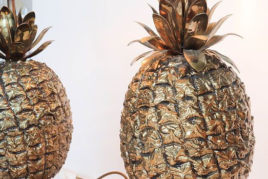 Hans Turnwald For Freddotherm Pineapple Table Lamps photo buy