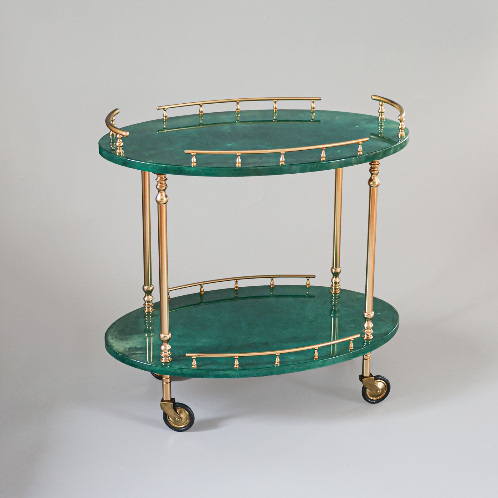 Bar Cart By Aldo Tura, Italy, 1970s. photo furniture