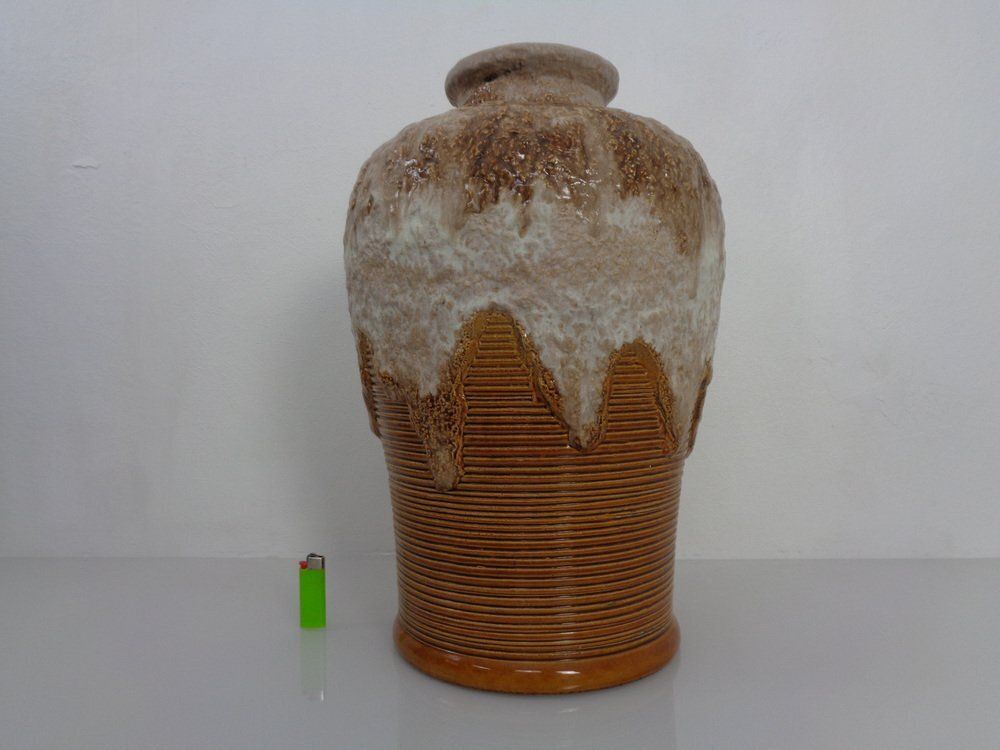 Large Lava Ceramic Model 650/45 Vase From Dümler & Breiden, Germany, 1970s photo furniture