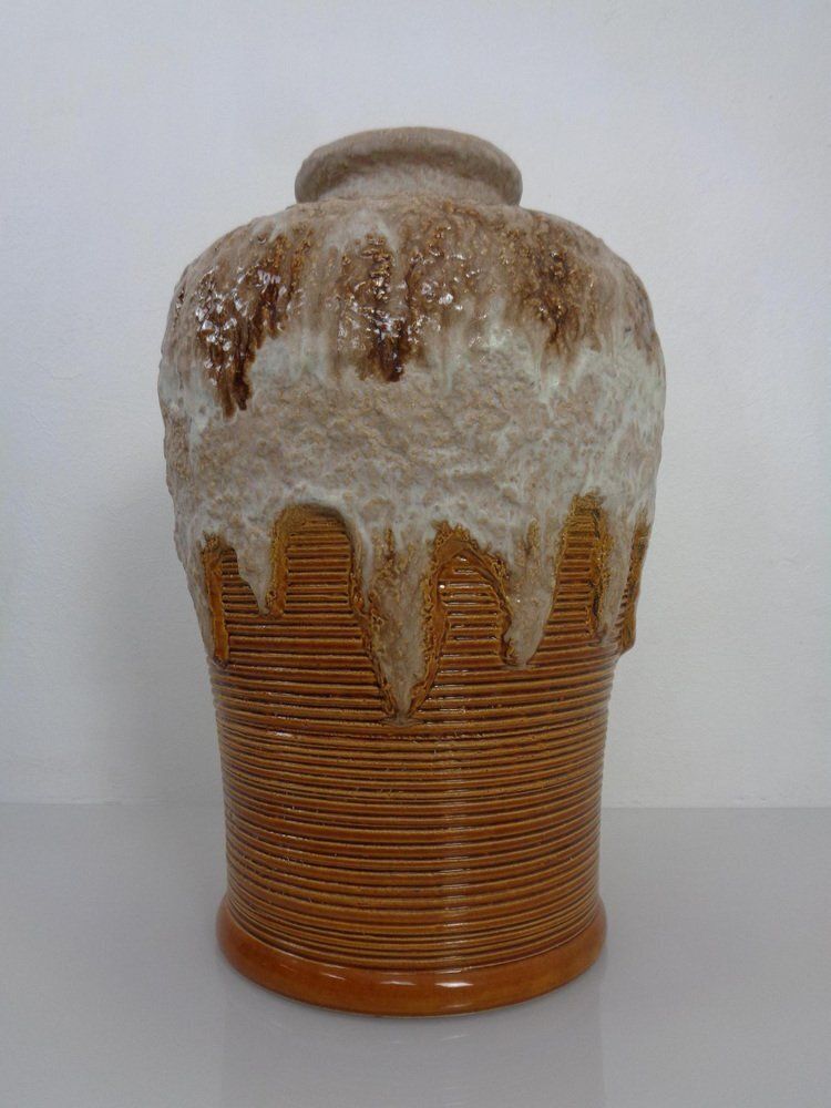 Large Lava Ceramic Model 650/45 Vase From Dümler & Breiden, Germany, 1970s photo 295.0