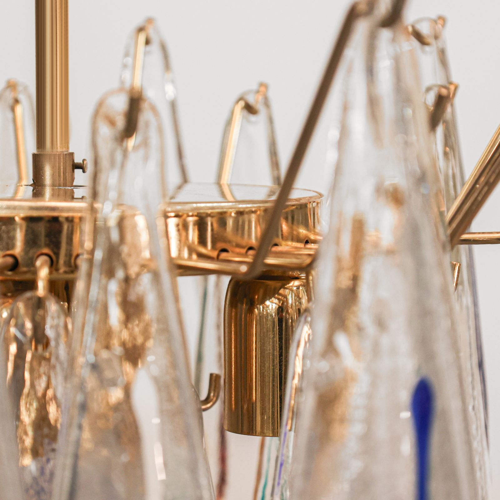 La Murrina Glass Chandelier, Italy, 1980s. photo 950.0