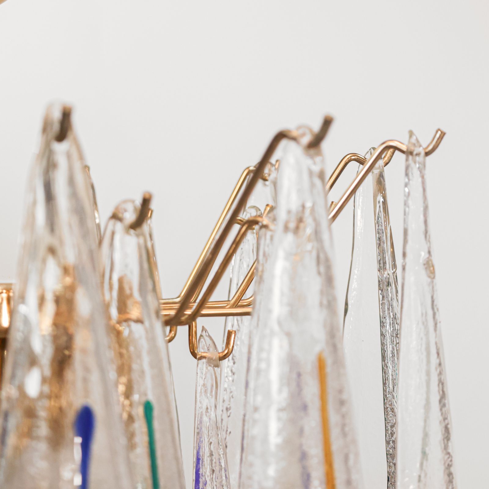 La Murrina Glass Chandelier, Italy, 1980s. photo vinterior