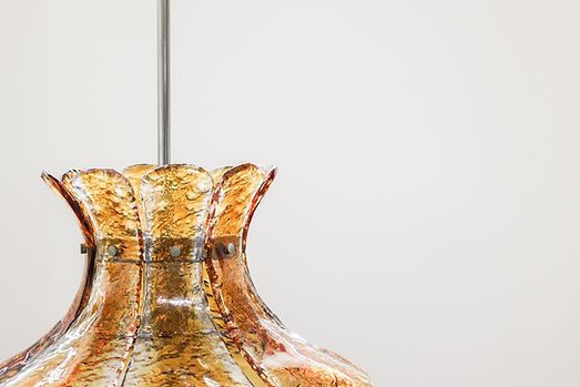 Flower Pendant Lamp van Carlo Nason voor Mazzega photo 560.0