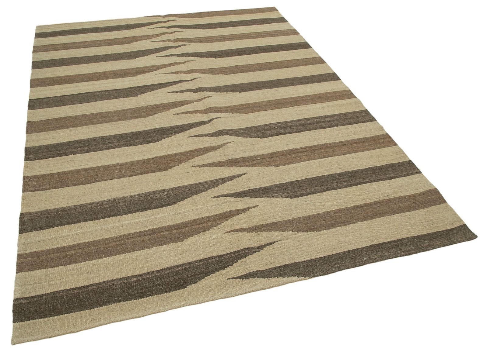 6x8 Beige Contemporary Kilim Rug   30105 photo furniture