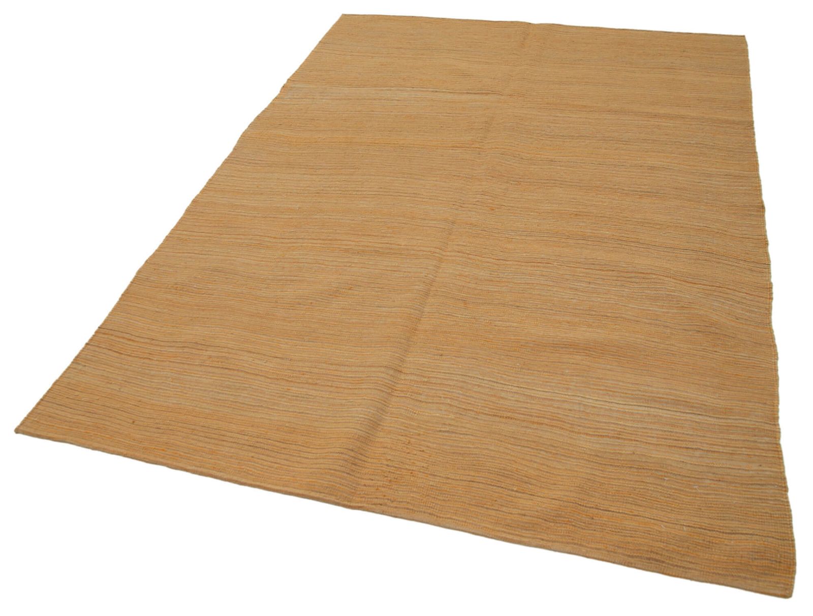 Tapis Kilim contemporain jaune 5x7   30097 photo for sale