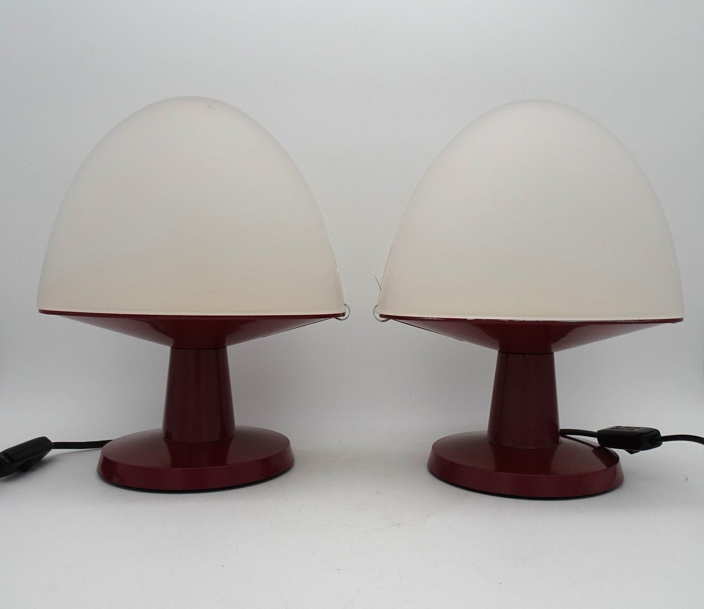 Dolly Table Or Bedside Lamps From Valenti Luce, Milan, 1980s, Set Of 2 photo 308.0
