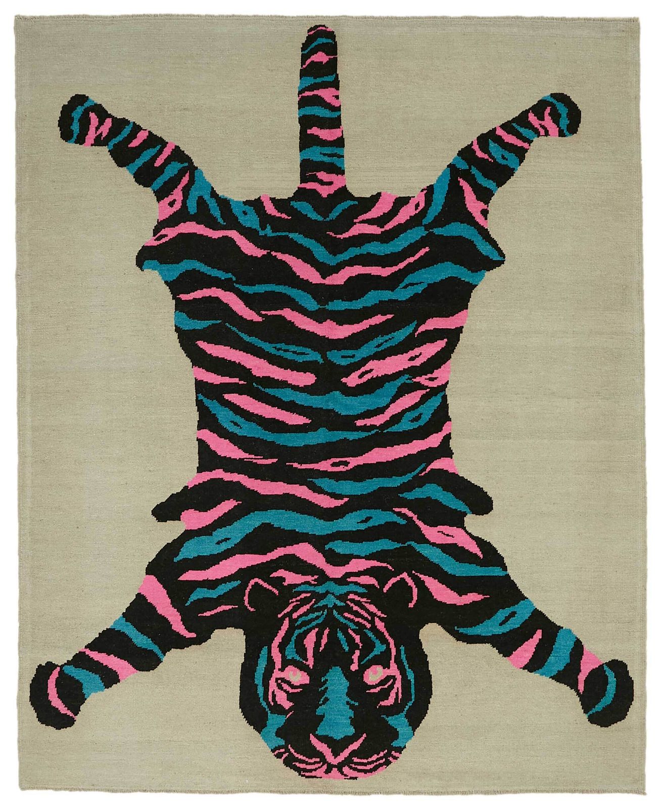 8x10 Hand Knotted Tiger Oushak Rug   46695