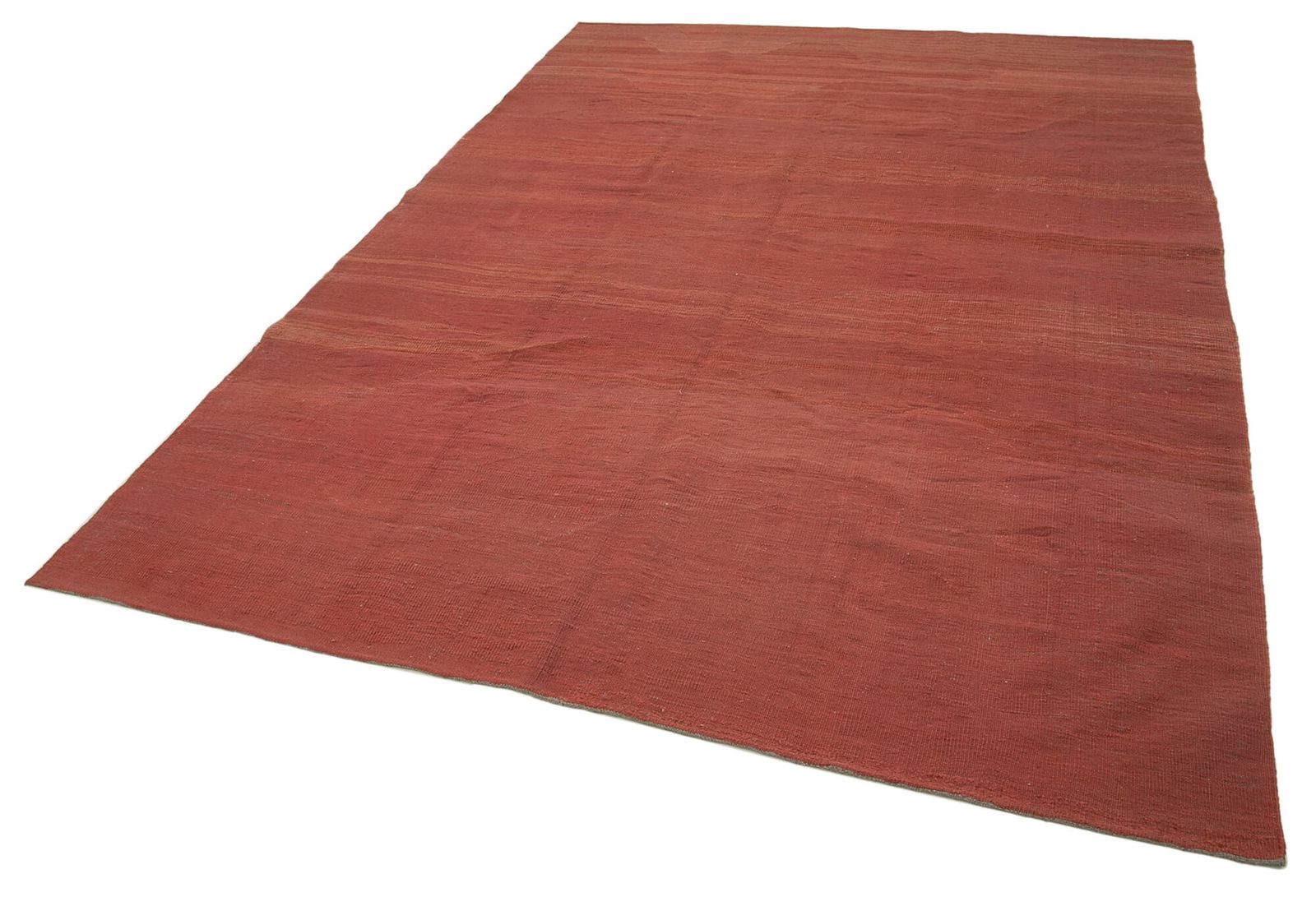 Tapis kilim contemporain rouge 7x9   30123 photo for sale