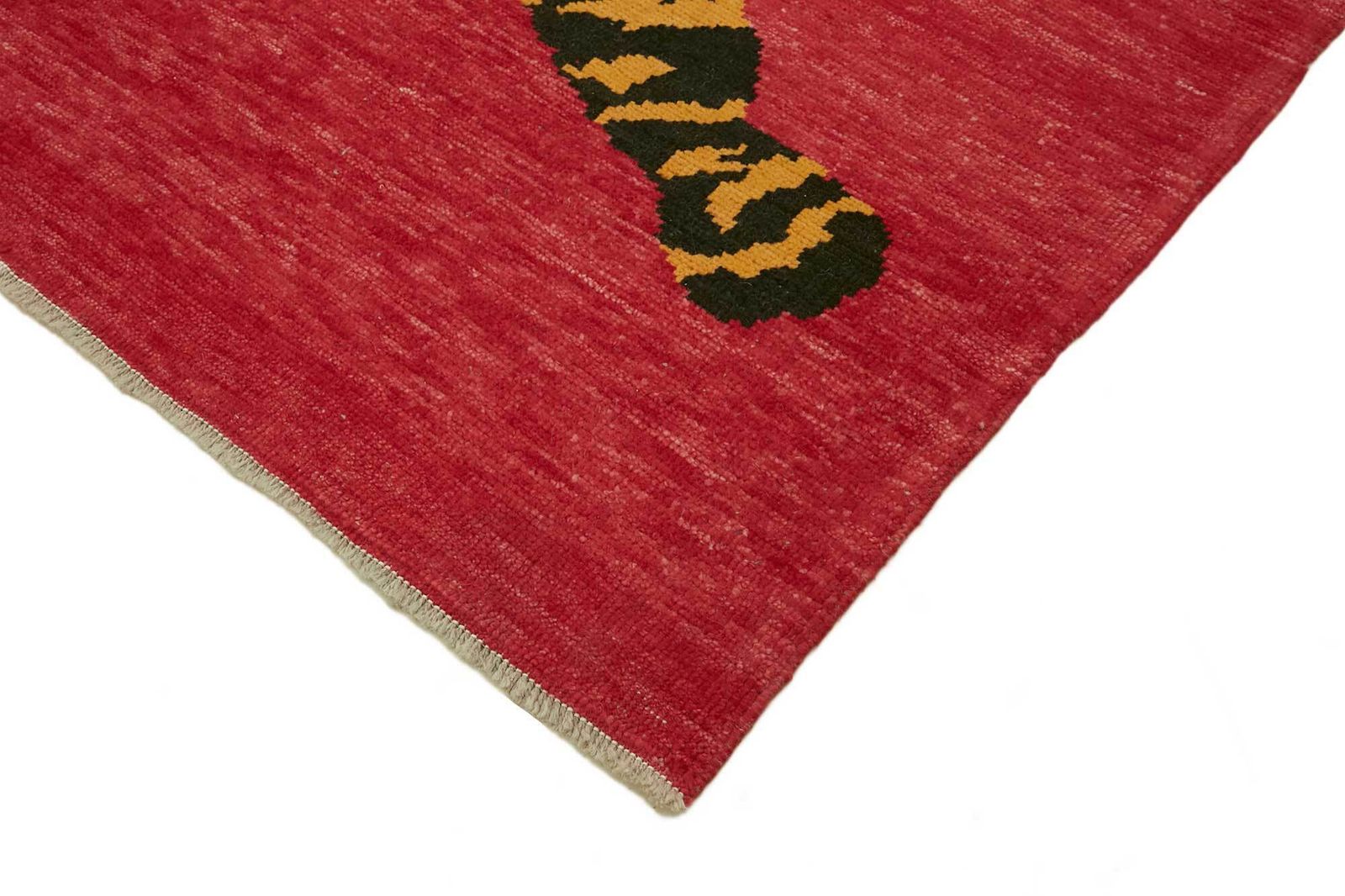 Tapis Oushak tigre noué à la main 8x10 photo Textiles