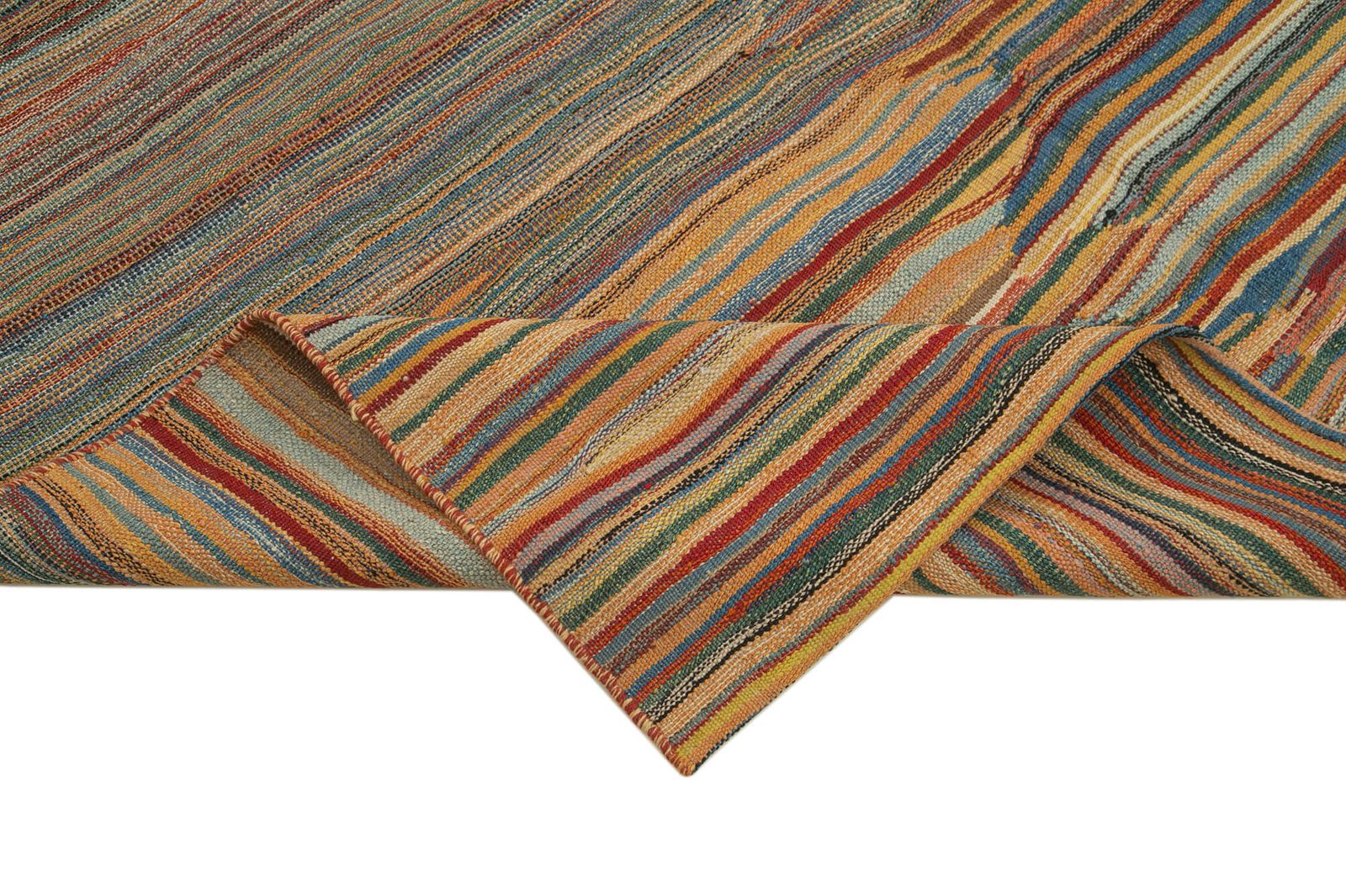 7x9 Brown Contemporary Kilim Rug   30110 photo vinterior