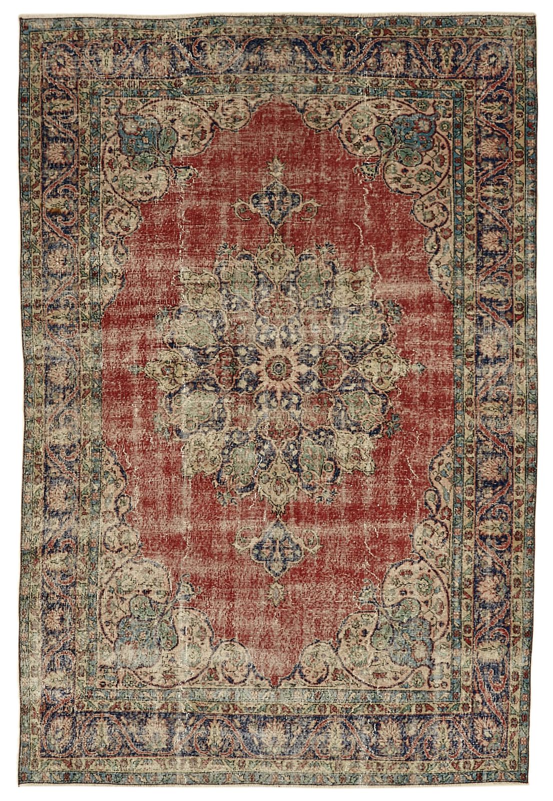 Tapis vintage turc beige, 7x10