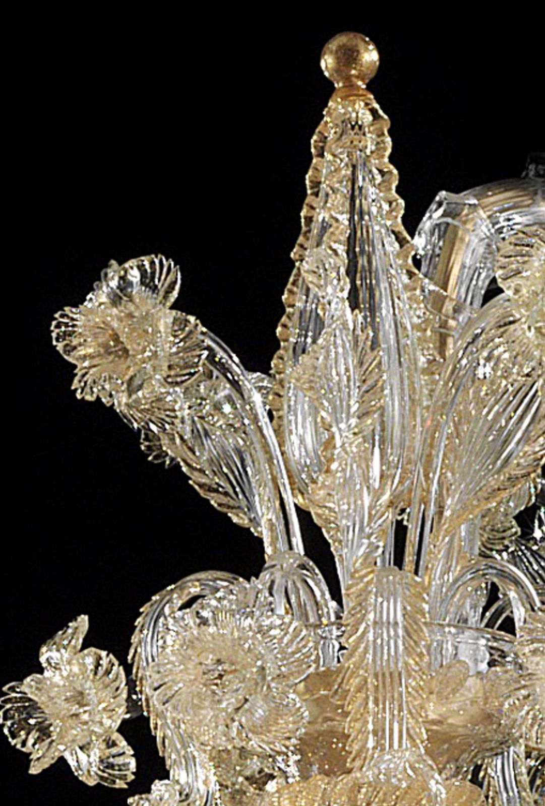 Imperial Venetian "Cà Rezzonico" Gold Murano Glass Luxury Chandlier photo buy