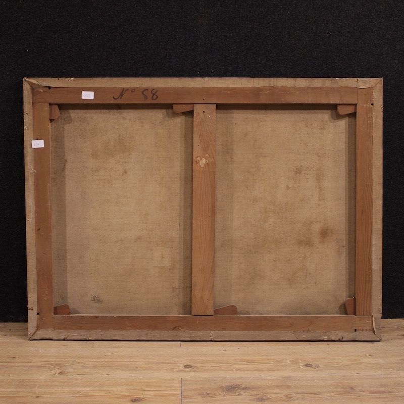 photo furniture Tableau espagnol d'époque représentant Jésus et la Samaritaine au puits, XVIIe siècle