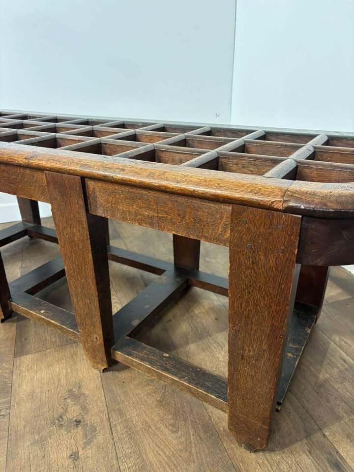 Edwardian Oak Luggage Stand photo vinterior