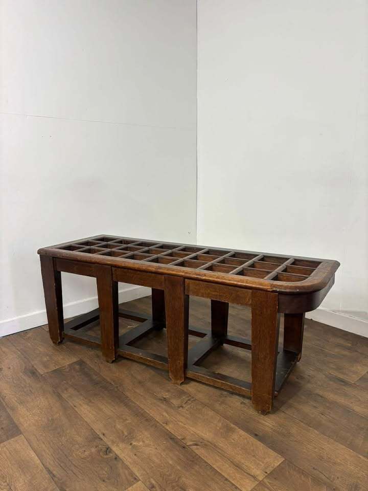 Edwardian Oak Luggage Stand