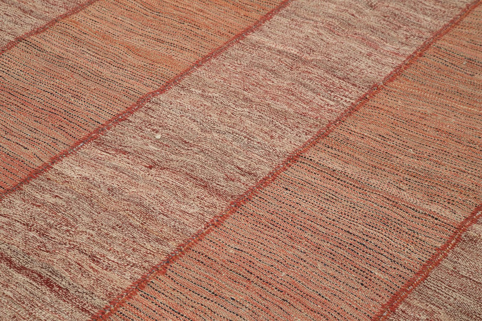 8x9 Rood Hedendaags Kilim Vloerkleed photo 1233.0