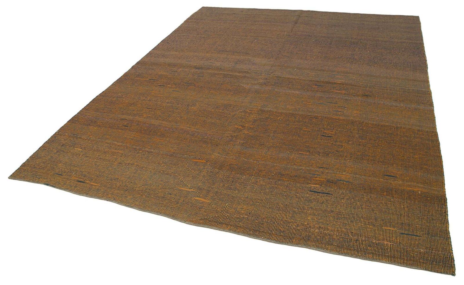 8x10 Bruin Eigentijds Kilim Vloerkleed photo for sale