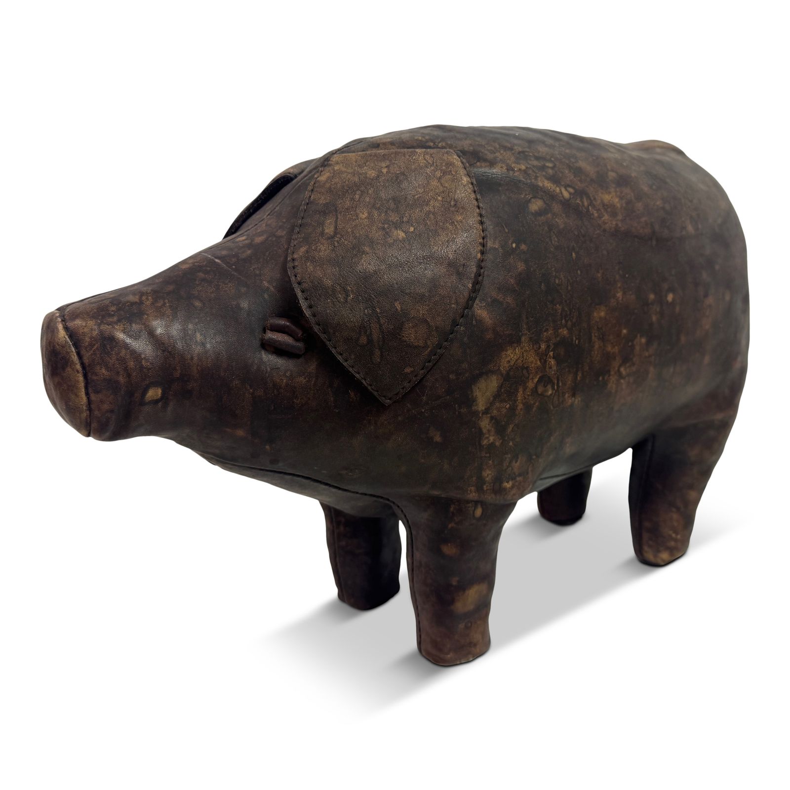 Vintage Leather Pig By Dimitri Omersa For Liberty And Abercrombie And Fitch