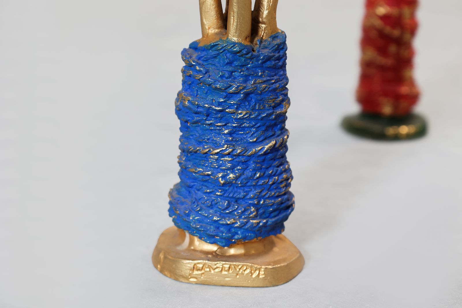 Pierre Casenove Bronze Candle Holder For Fondica, France, 1990s photo for sale