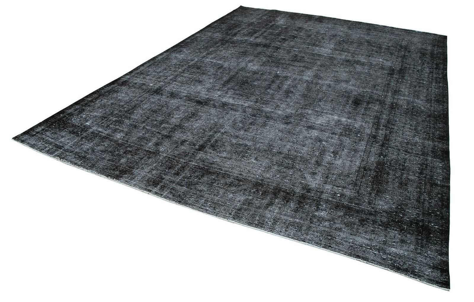 9x13 Zwart Overdyed Groot Vloerkleed photo for sale