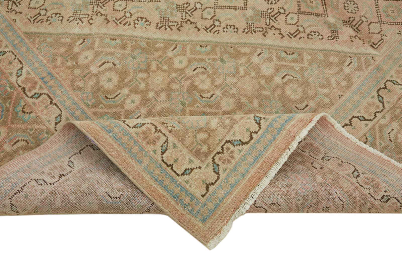 Tapis vintage grand format beige, 9x13 photo vinterior