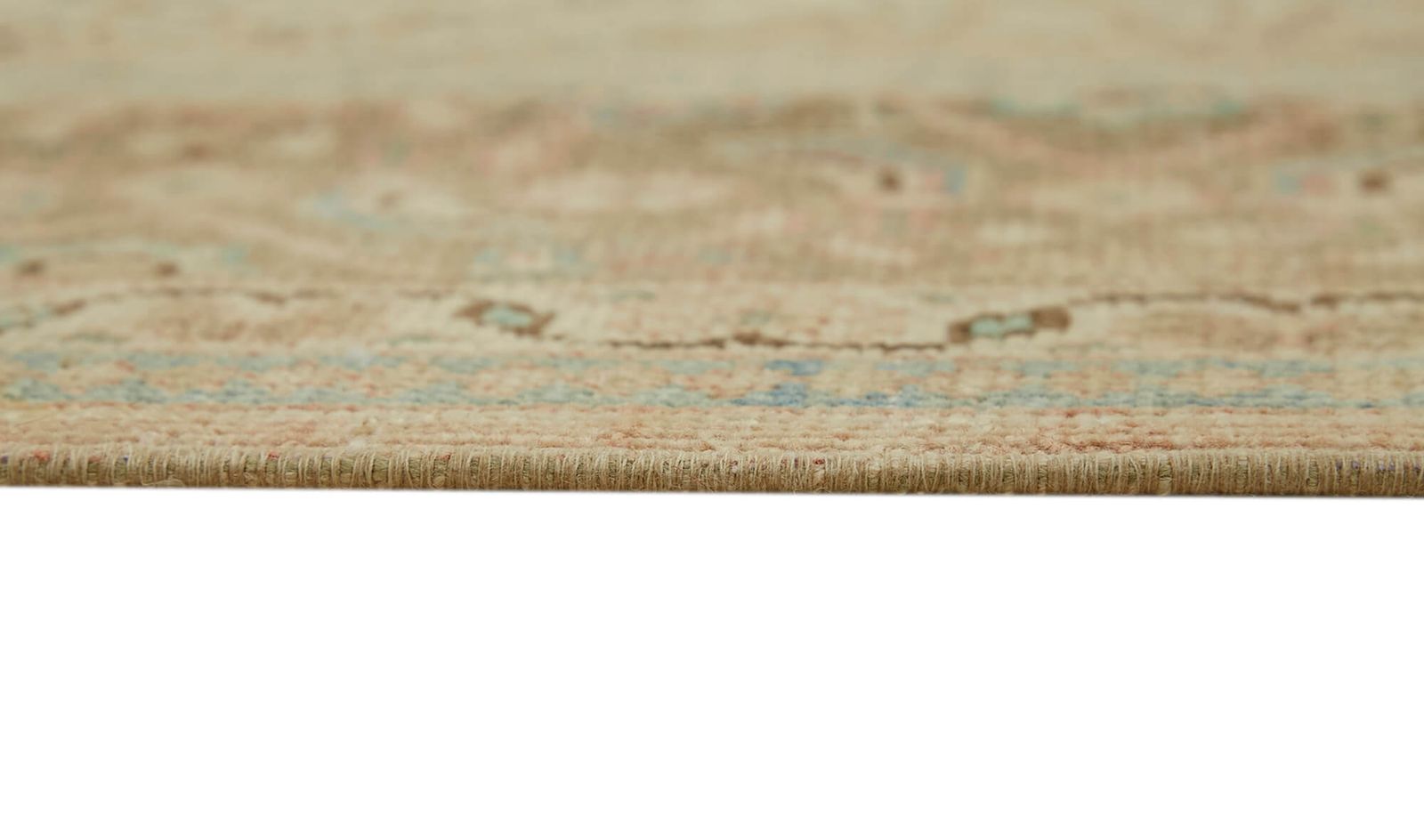 Tapis vintage grand format beige, 9x13 photo vintage