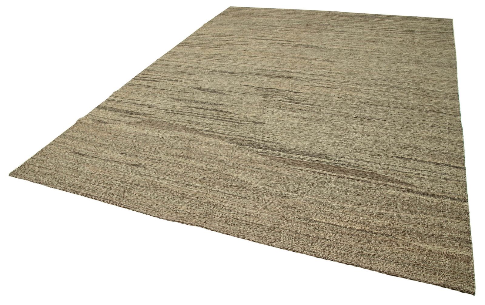 9x12 Beige Hedendaags Kilim Vloerkleed photo for sale