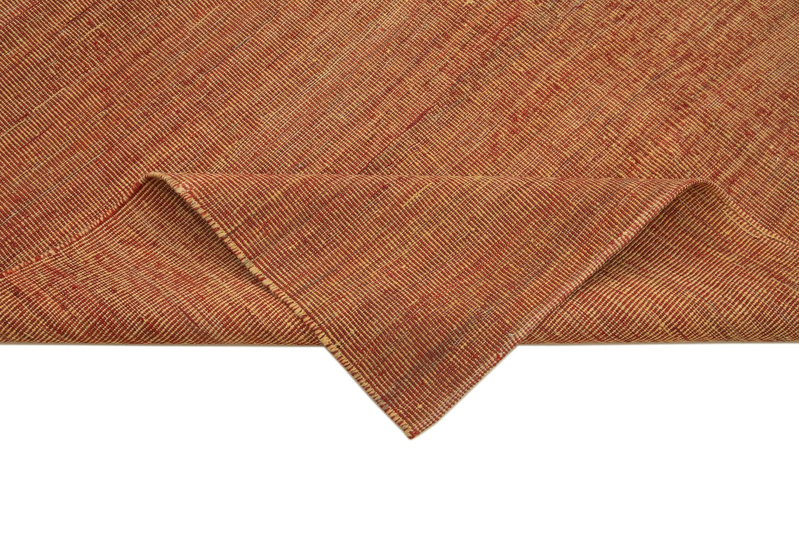 Tapis Kilim contemporain orange, 6x9 photo vinterior