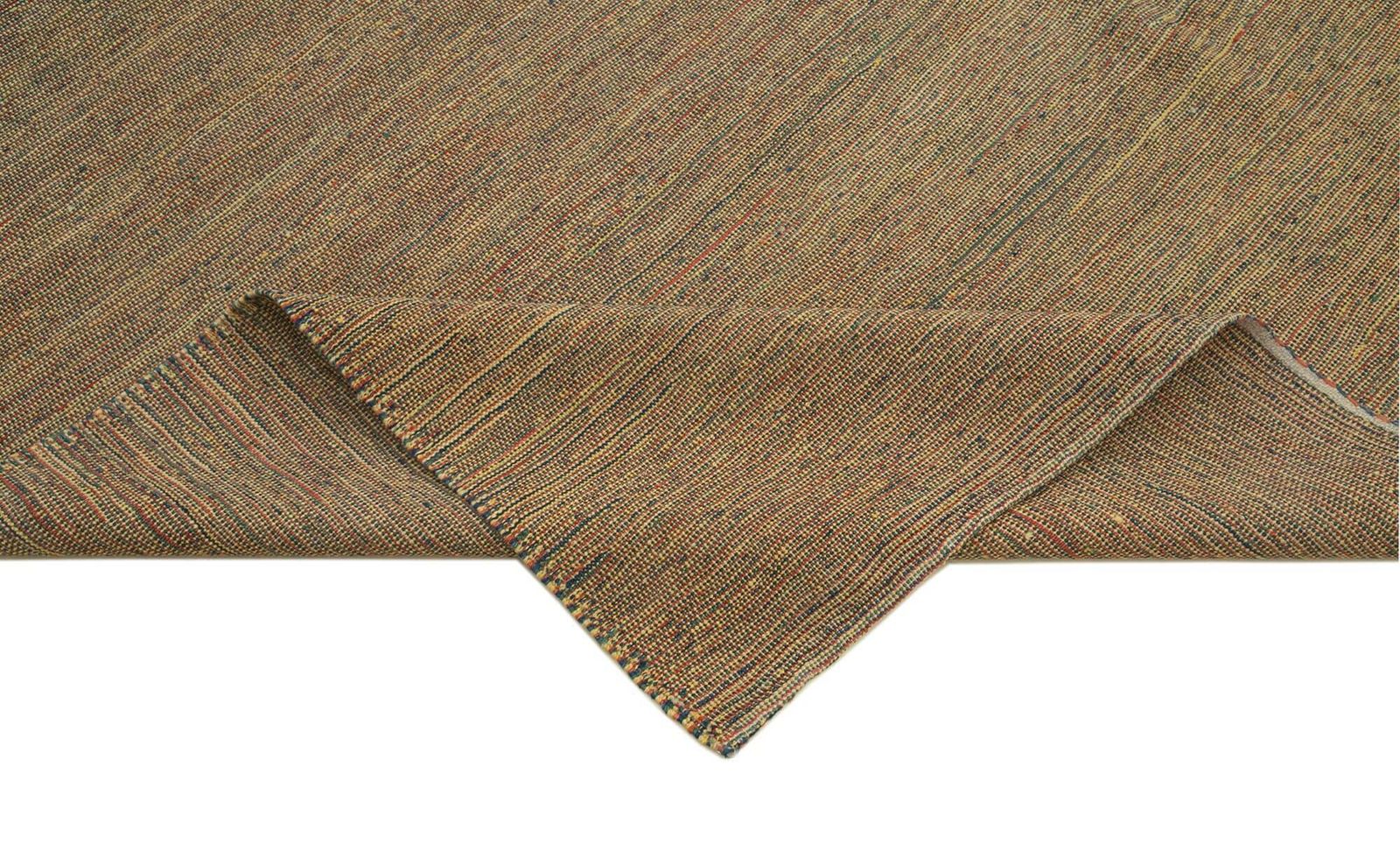 8x10 Brown Contemporary Kilim Rug photo vinterior