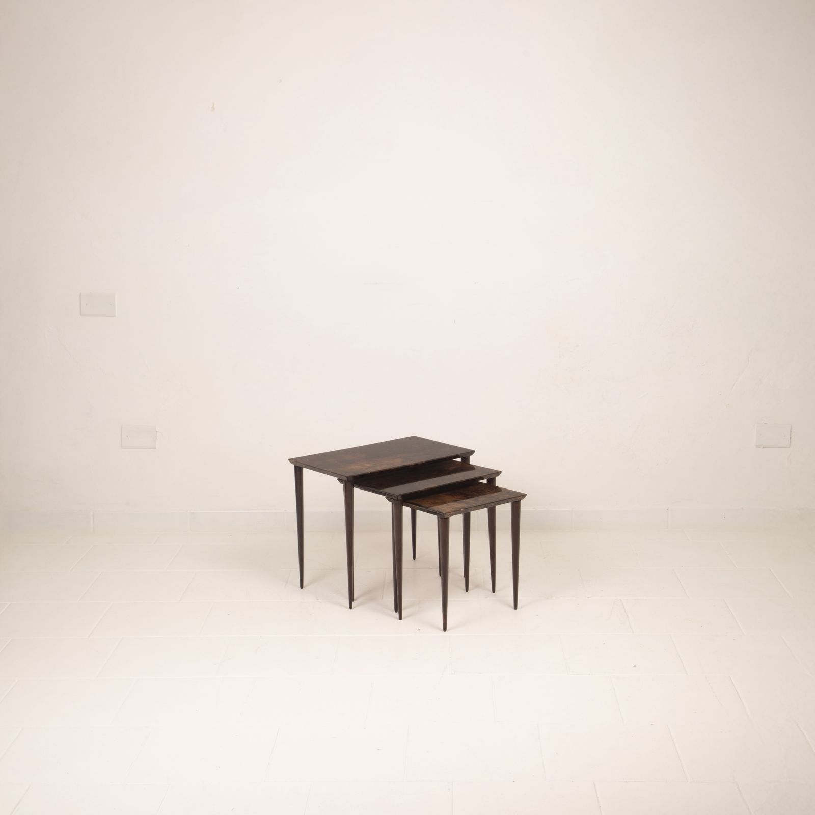 Nesting Tables Model 764 By Aldo Tura For Tura Milano 1950 photo Furniture
