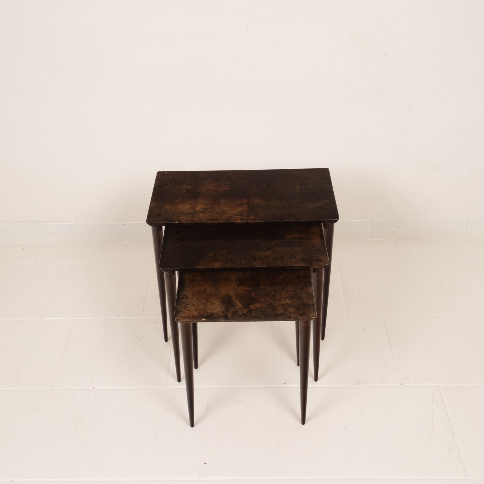 Nesting Tables Model 764 By Aldo Tura For Tura Milano 1950 photo 3030.0