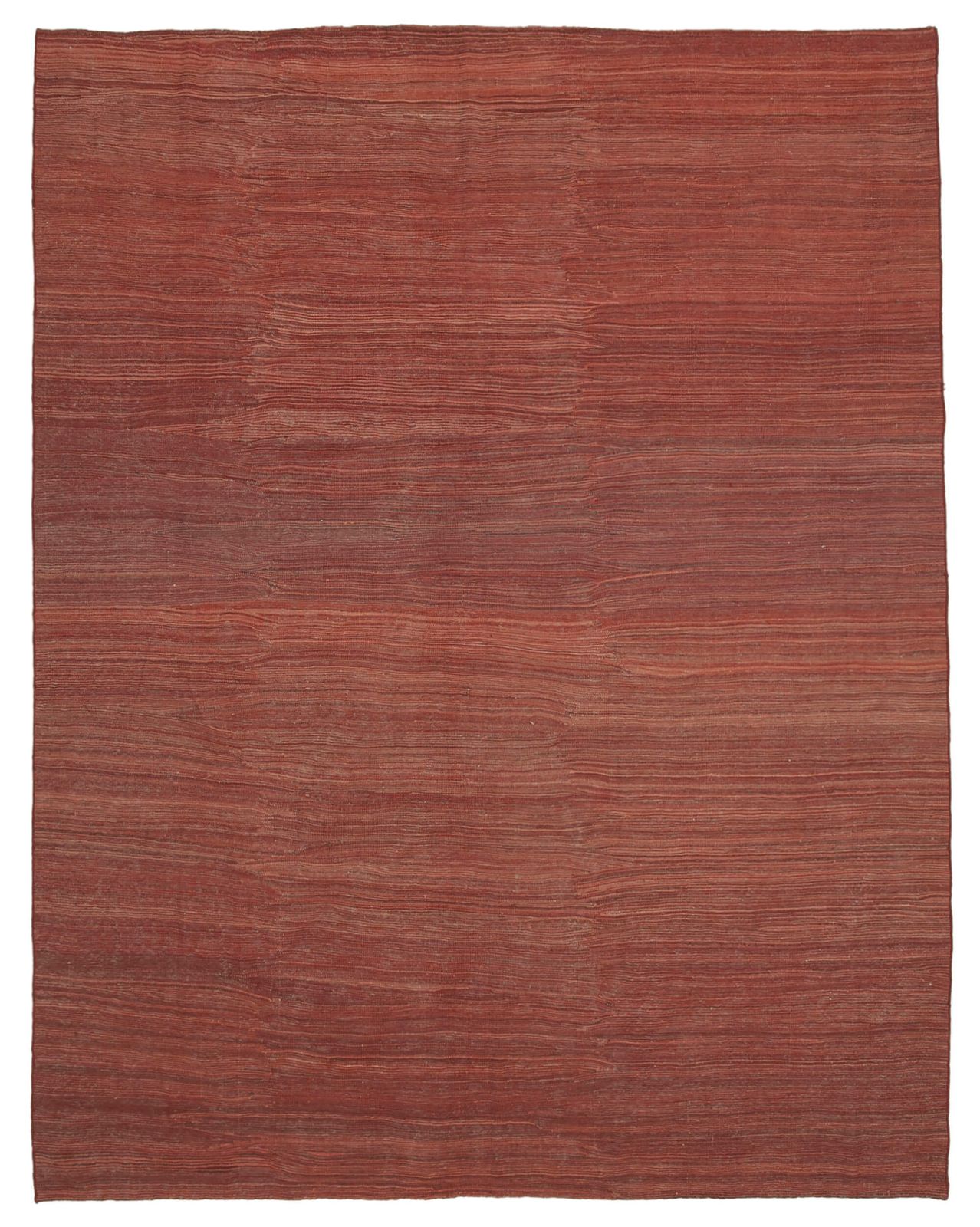 Kilim contemporain rouge 9x12