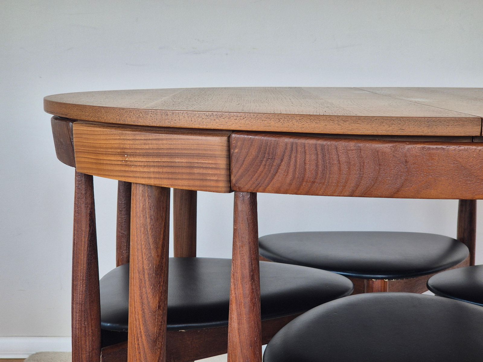 Roundette Teak Extendable Dining Set By Hans Olsen For Frem Røjle, Denmark 1960s photo buy