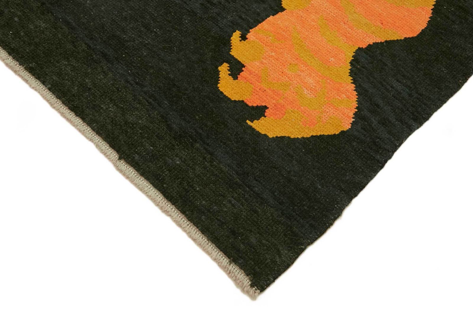 Tapis Oushak tigre noué à la main, 7x11 photo Textiles