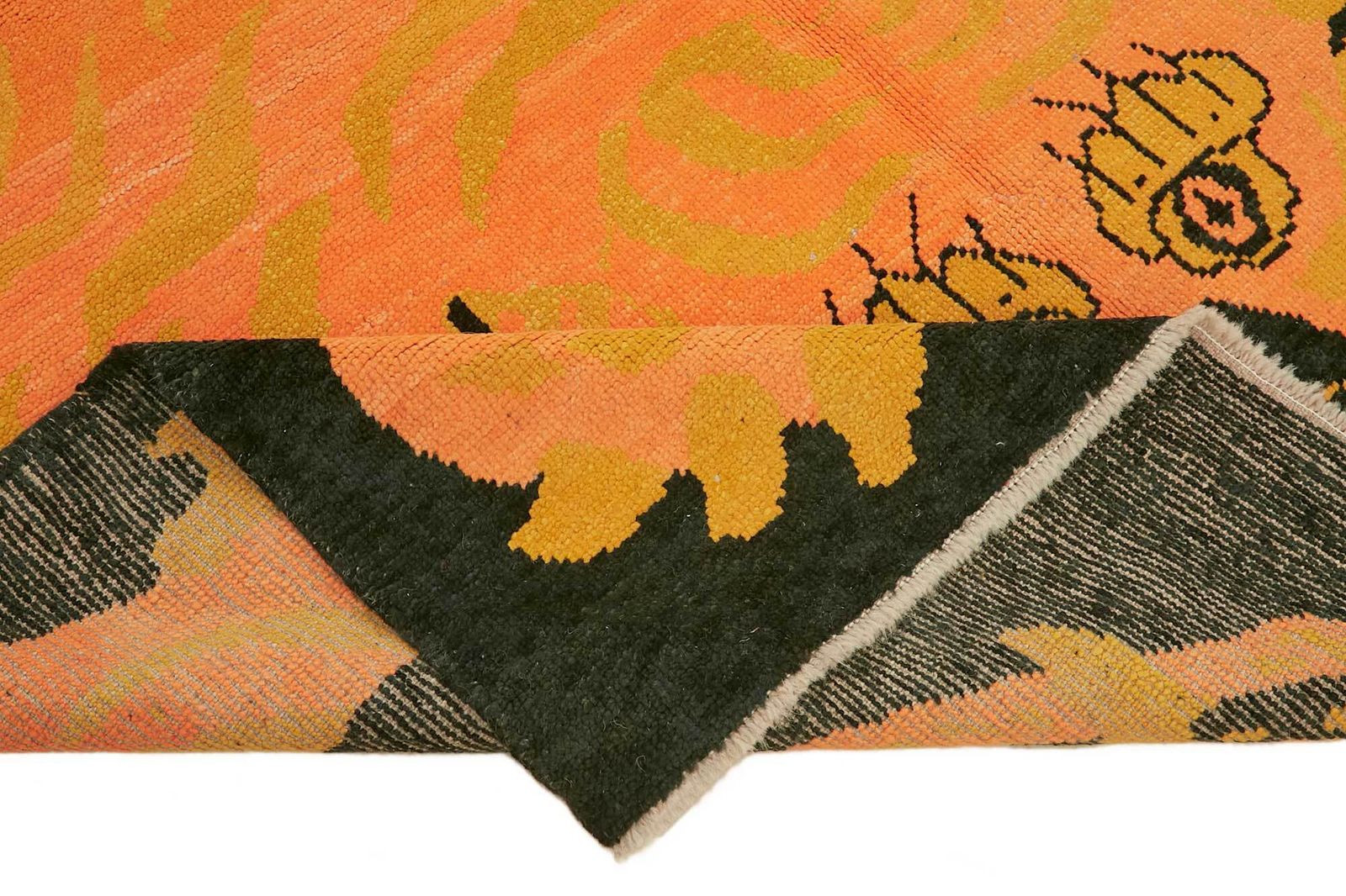 Tapis Oushak tigre noué à la main, 7x11 photo vinterior