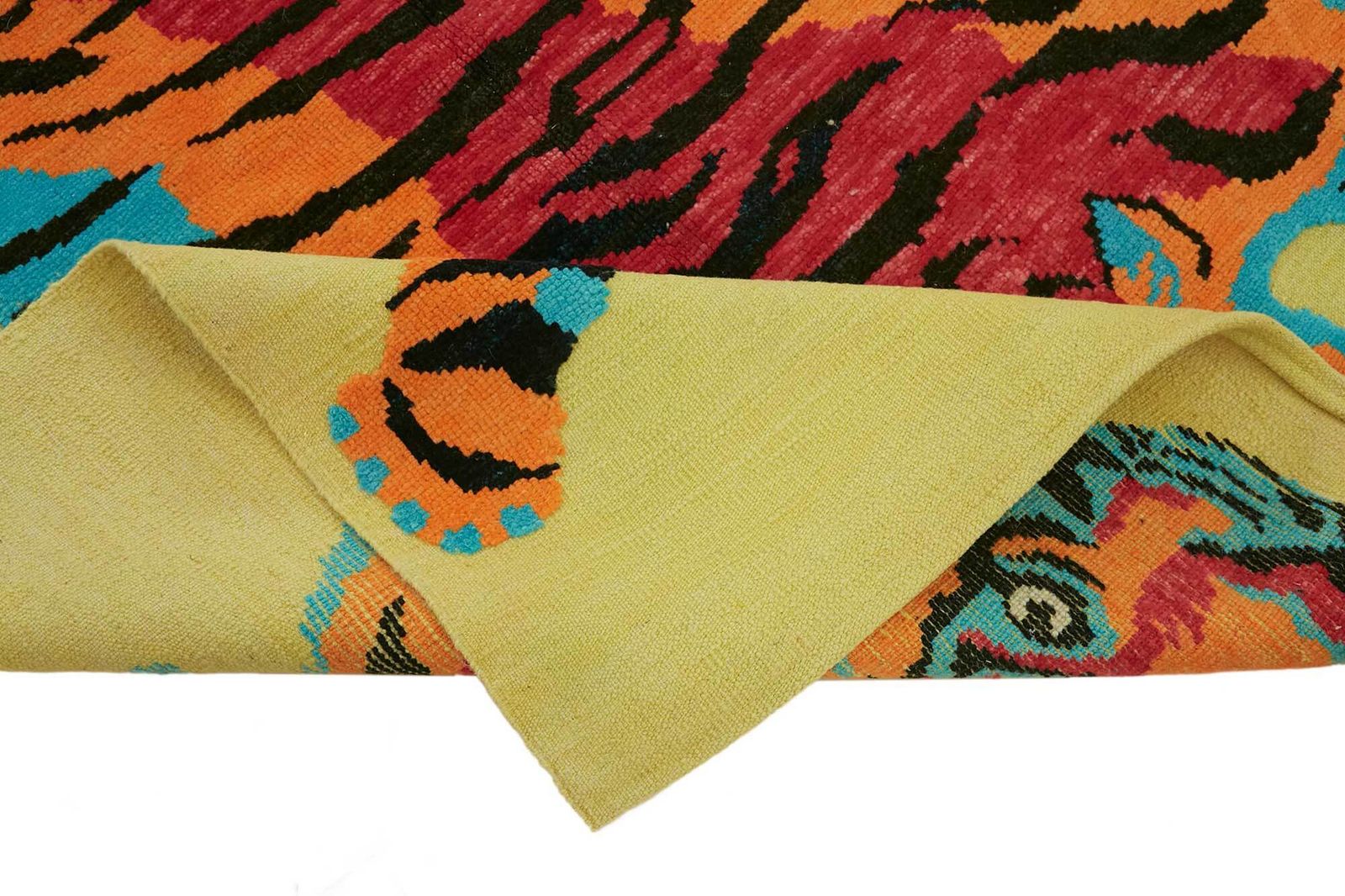 Tapis Oushak tigre noué à la main 5x7   46681 photo vinterior