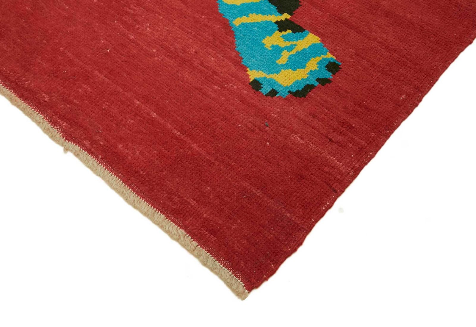 7x10 Handgeknoopt Tijger Oushak Vloerkleed 46708 photo Textiel
