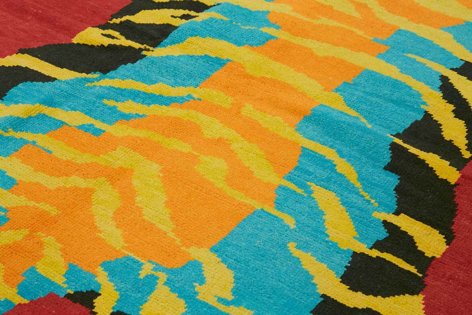 Tapis Oushak tigre noué à la main 7x10   46708 photo 2561.0