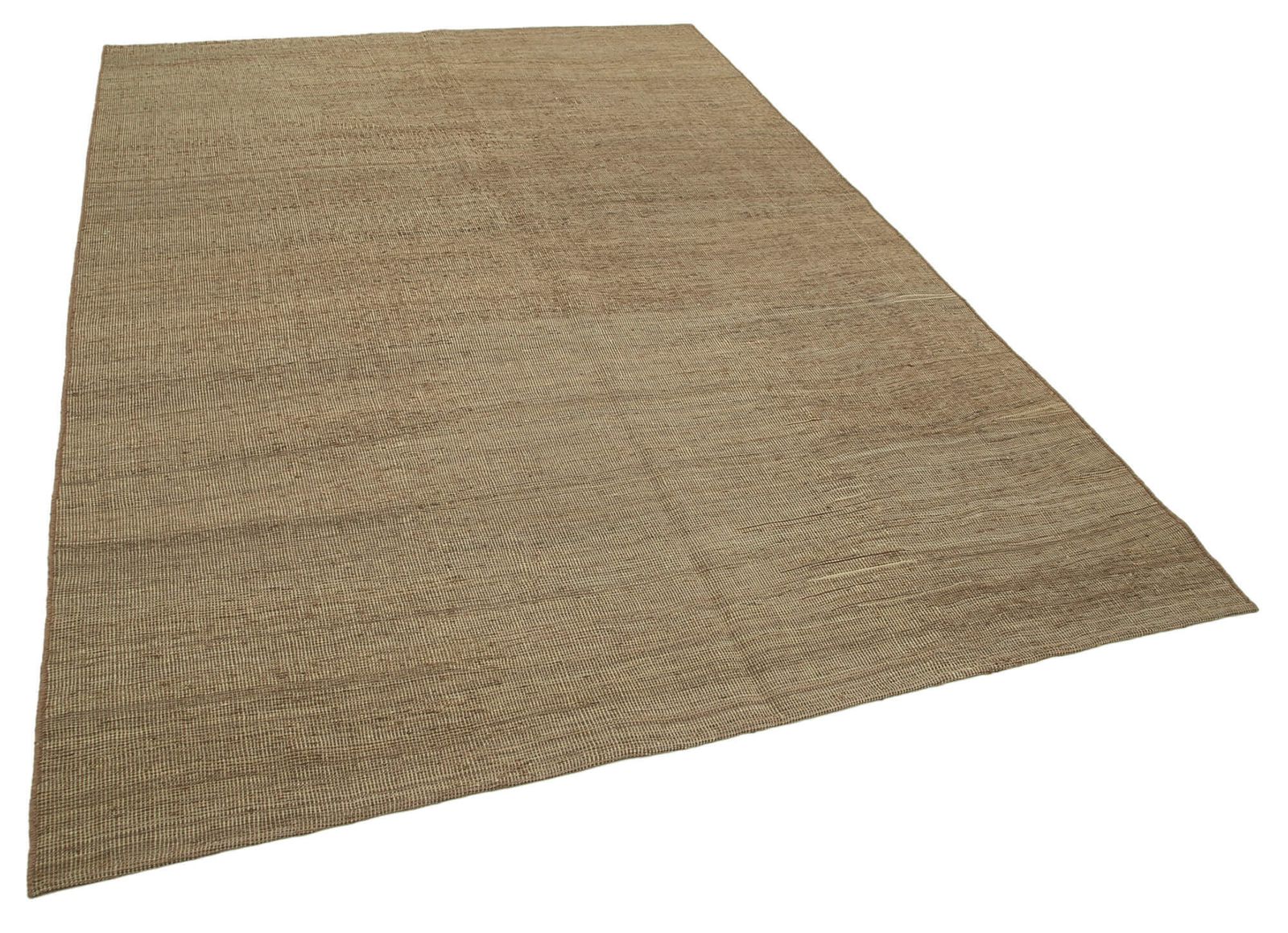 Tapis Kilim contemporain brun, 6x10 photo furniture