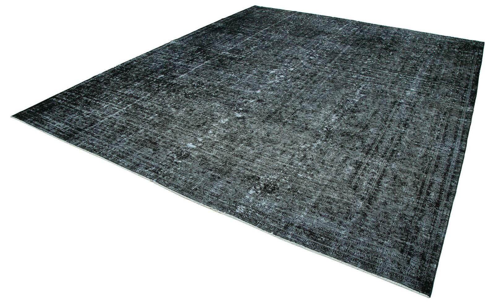 Grand tapis overdyed noir, 10x12 photo for sale