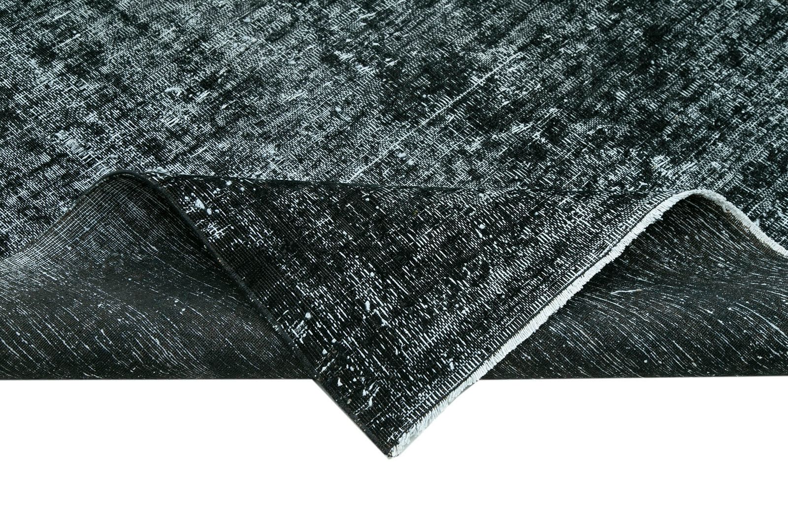 Grand tapis overdyed noir, 10x12 photo vinterior